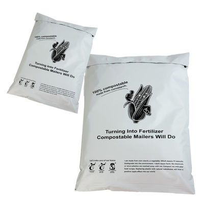 Προσαρμοσμένο λογότυπο βιοδιασπώμενη Poly Mailers σακούλα Eco φιλική από αραβοσίτου άμυλο